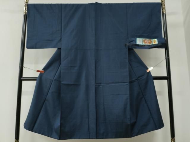 平和屋着物●男性 本場大島紬 格子 久野絹織物特製 証紙付き 正絹 逸品 CABG0171yc