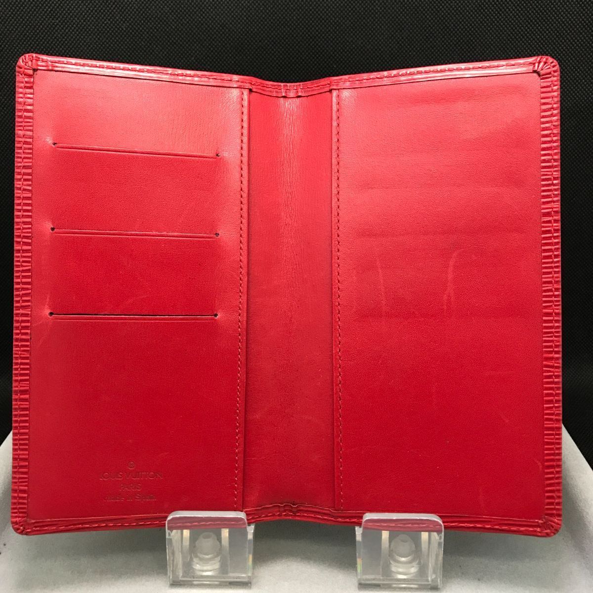 LOUIS VUITTON ルイヴィトン 長財布 札入れ エピ レッド系 2157 - メルカリ