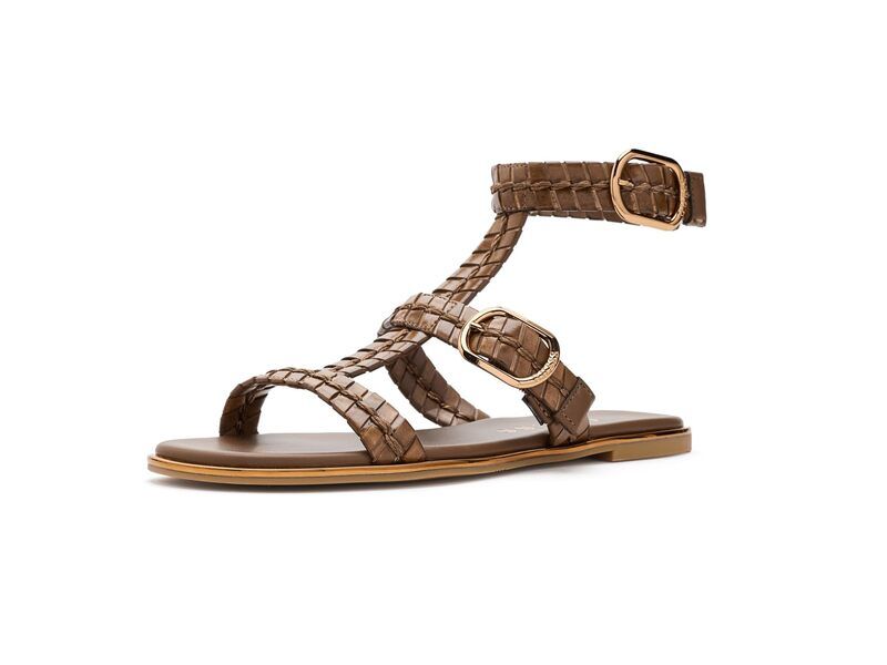 ゲス レディース シューズ サンダル GUESS Lylnet Dark Brown ブラウン