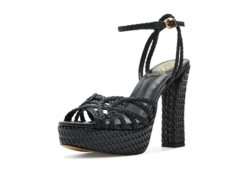 ヴィンスカムート レディース シューズ ヒール プラットフォーム サンダル Vince Camuto Samlee Strappy Platform Higheel Sandals Black ブラック