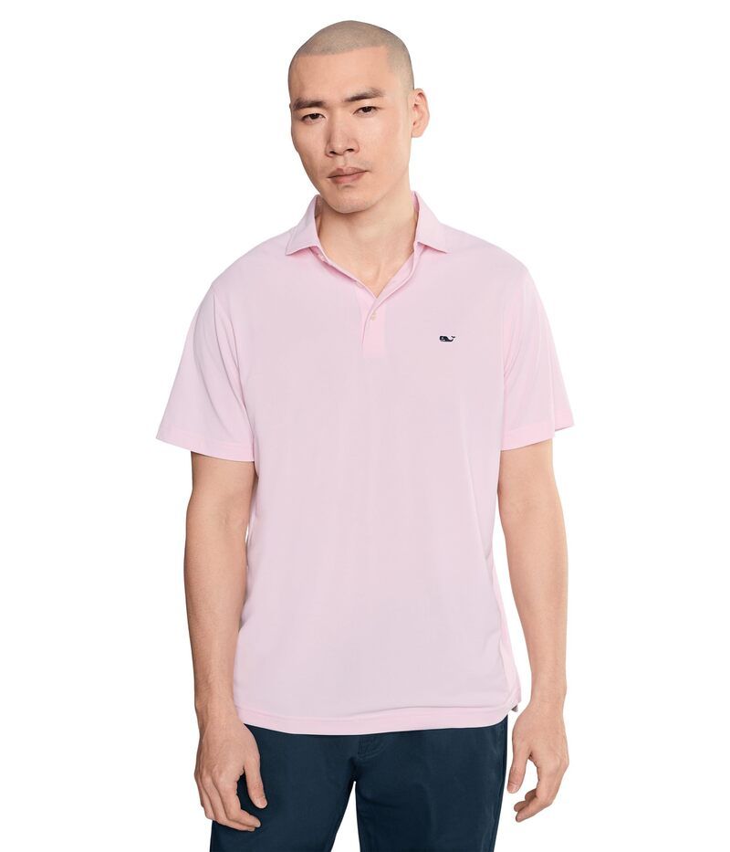 ヴァインヤードヴァインズ メンズ トップス シャツ Vineyard Vinesankaty Pique Polo Pink Drink ピンク
