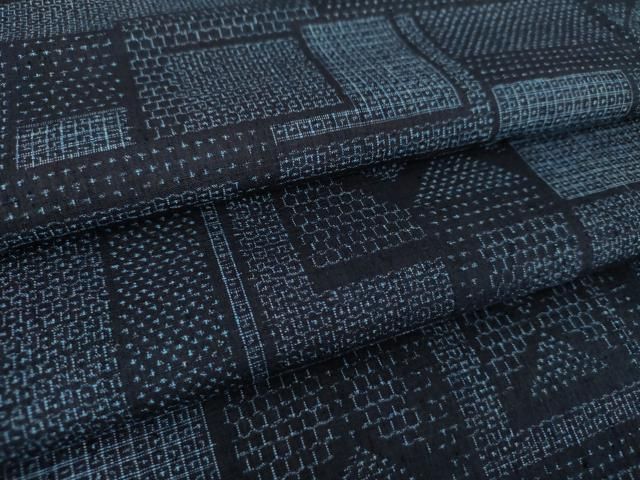 平和屋着物●結城紬　100亀甲　幾何学文様　正絹　逸品　DABE5646ps 27,885円