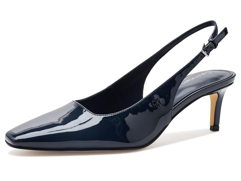 カルバンクライン レディース シューズ ヒール Calvin Klein Sorenavy Patent ネイビー