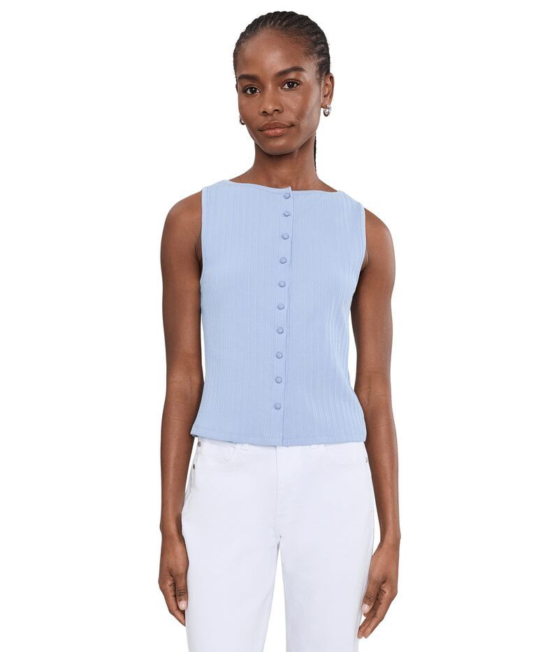 メイドウェル レディース トップス シャツ クルーネック リブ Madewell Ribbed Crewneck Shell Top Tranquil Blue ブルー 13,634円