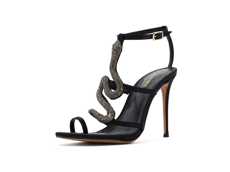 スティーブ マデン レディース シューズ ヒール Steve Madden Python Black ブラック