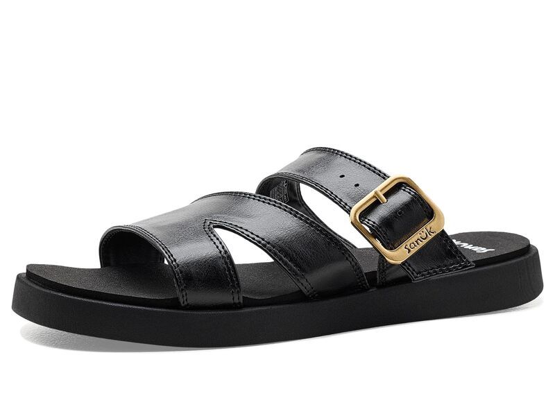 サヌーク レディース シューズ サンダル Sanuk Cove Slide Black ブラック