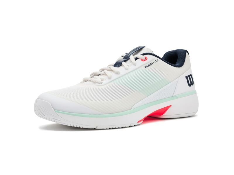ウィルソン メンズ シューズ スニーカー Wilson Rush Lite 5 WhiteBayFiery ホワイト