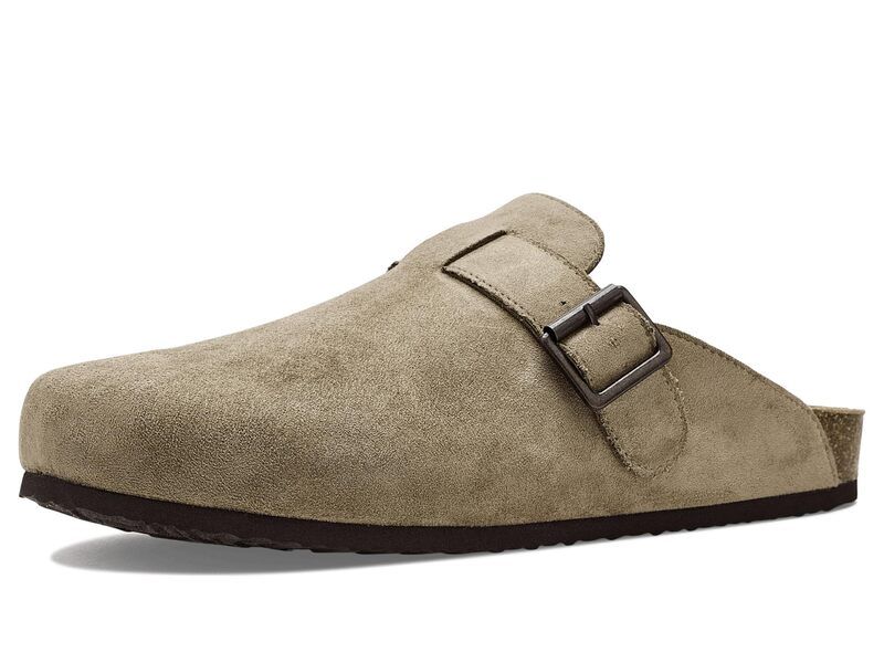 スティーブ マデン メンズ シューズ サンダル Steve Madden Clog Taupe Suede トープ
