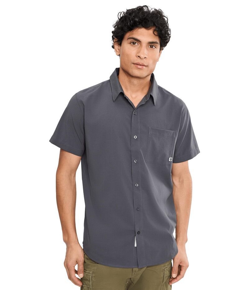 マーモット メンズ トップス シャツ Marmot AirExchange Short Sleeve Shirt Blackened