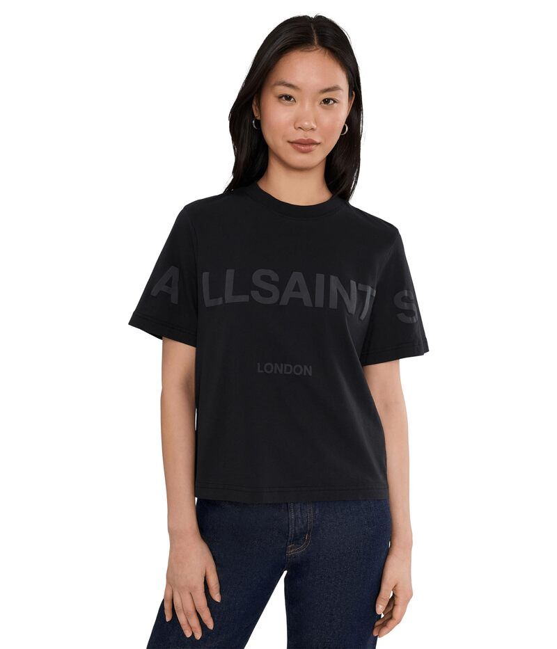 オールセインツ レディース トップス シャツ AllSaints Lisa Biggy Tee Black 1 ブラック