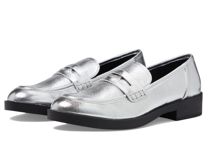 チャイニーズランドリー レディース シューズ スリッポン・ローファー Chinese Laundry Porter Silver Metallic シルバー
