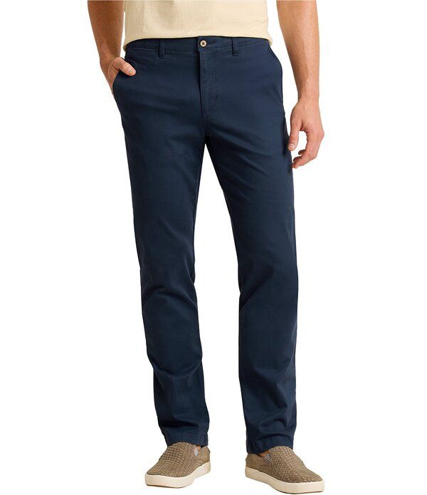 トッミーバハマ メンズ ボトムス カジュアルパンツ トール Tommy Bahama Big Tall Boracay Island Flat Front Chino Pants Ocean Deep