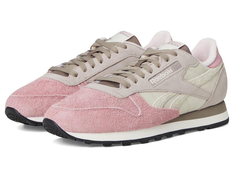 リーボック メンズ シューズ スニーカー レザー Reebok Lifestyle Classic Leather SandHazy GreyDusty Rose グレー