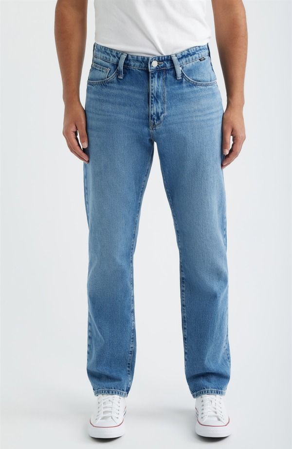 マーヴィ ジーンズ メンズ ボトムス デニムパンツ ストレート コットン リネン Mavi Jeans Zach Straight Leg Cotton Linen Jeans Mid Linen Denim デニム