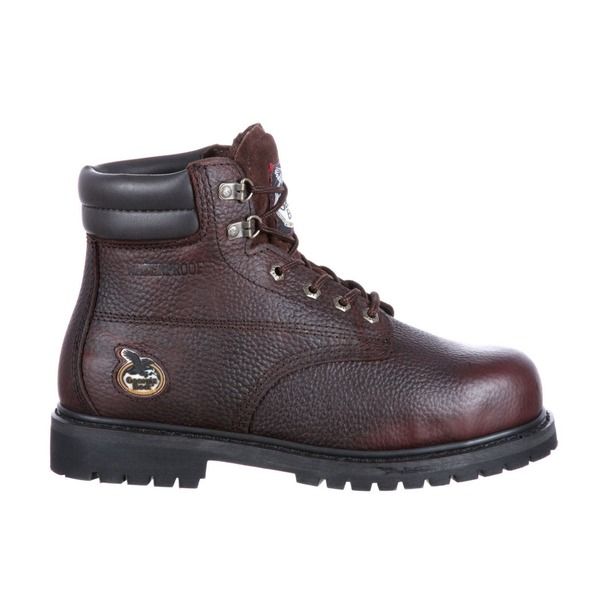 ジョージブーツ メンズ シューズ ブーツ・レインブーツ Tシャツ Georgia Boot Oiler Steel Toe Waterproof Work Boot Brown ブラウン