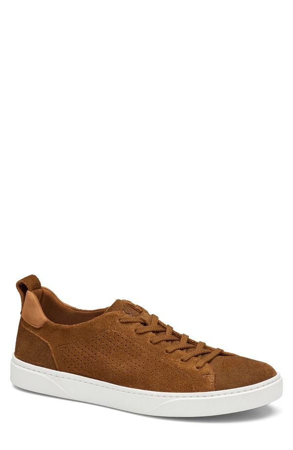 ジョンストンアンドマーフィー メンズ シューズ スニーカー Johnston Murphy Ollie Low Top Sneaker Snuff Washable Suede