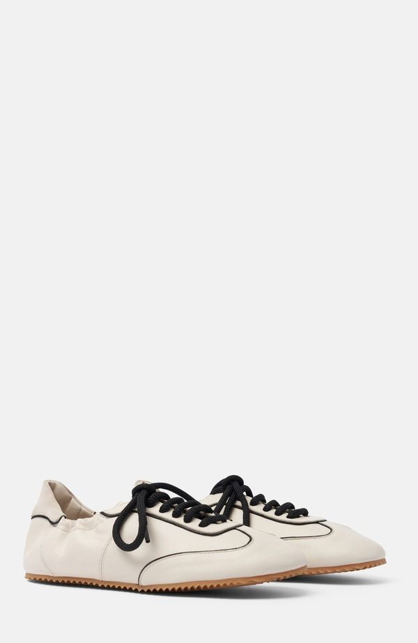 スカロッソ レディース シューズ スニーカー SCAROSSO Riley Sneakers Off White Calf オフホワイト