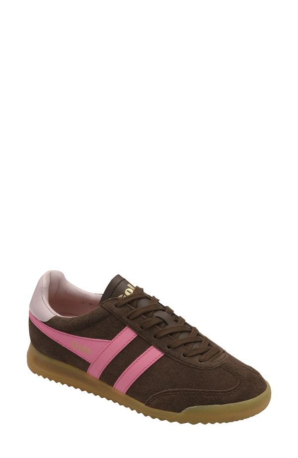 ゴラ レディース シューズ スニーカー Gola Torpedo Sneaker Dark Brown Pink Chalk Pink チョーク