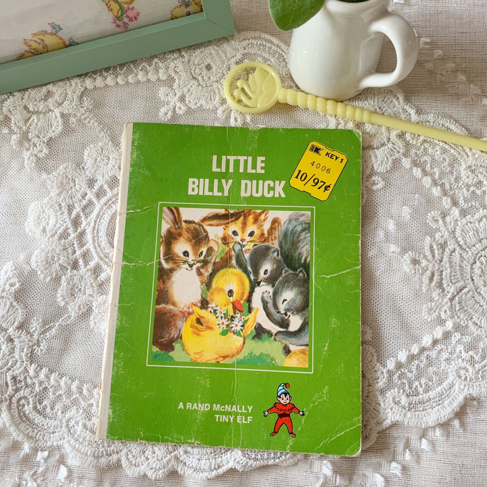 ヴィンテージ絵本 LITTLE BILLY DUCK ジャンクジャーナル素材 洋書