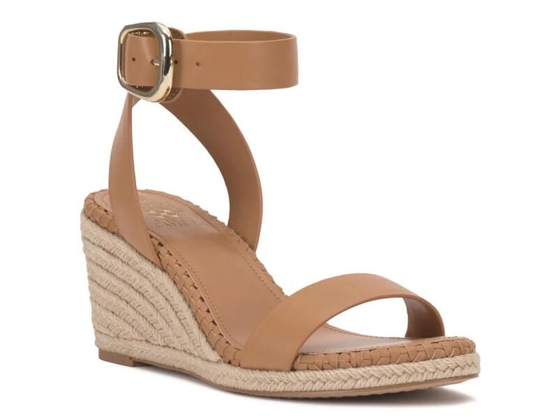 ヴィンスカムート レディース シューズ サンダル Vince CamutoFainel Espadrille Wedge Sandal Cortado Leather