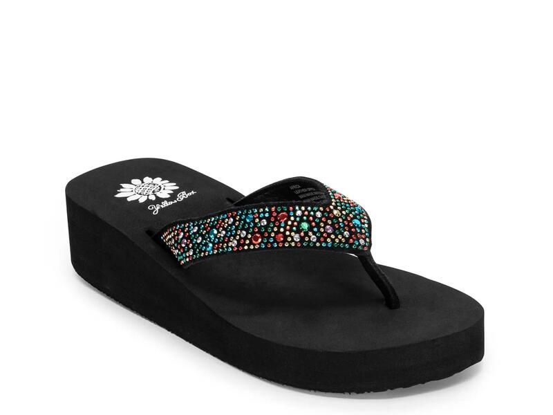 イエローボックス レディース シューズ サンダル Yellow BoxAfrica Wedge Sandal BlackMulticolor ブラック