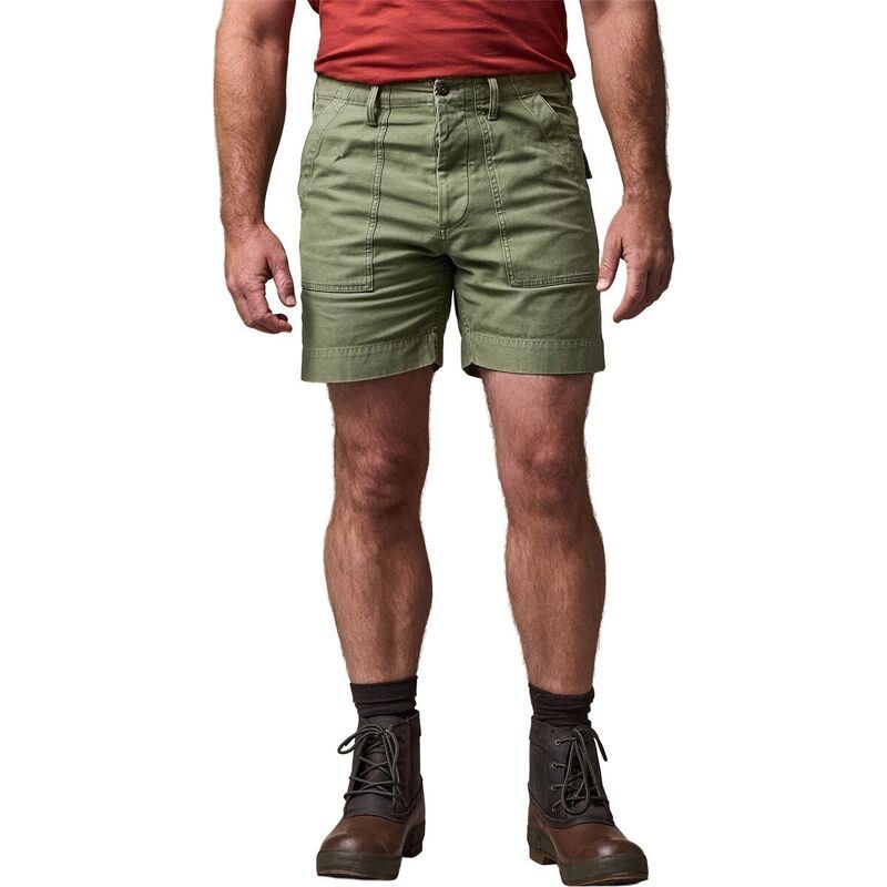 フィルソン メンズ ボトムス ハーフパンツ・ショーツ Filson Field Supply Short Mens Washed Fatigue Green グリーン