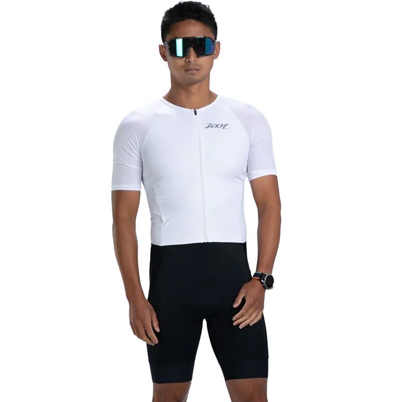 ズート メンズ トップス Tシャツ ZOOT Core Tri Aero FullZip Racesuit Mens White ホワイト