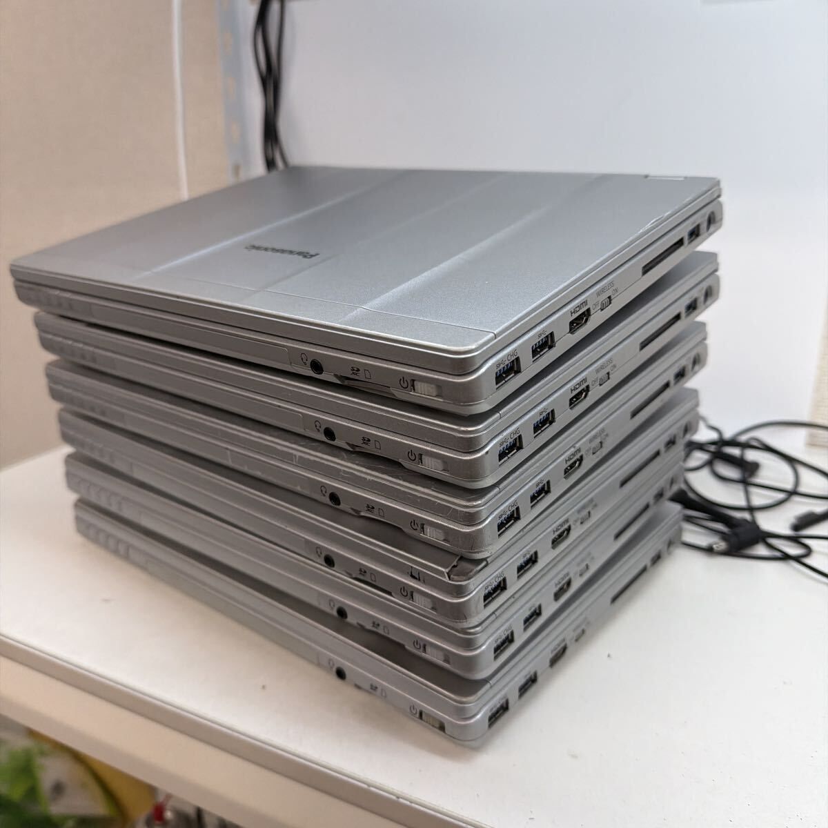junk-3 6台セット　Panasonic CF-SZ6 i5-7300u RAM：8GB SSD空　BT欠　bios確認可能　付属品無し
