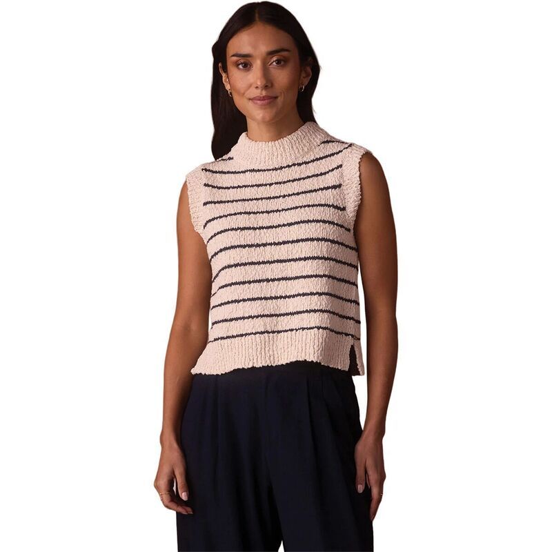 ノーマルブランド レディース トップス タンクトップ ニット The Normal Brand Louise Knitank Top Womens CreamNavy Stripe クリーム 22,484円