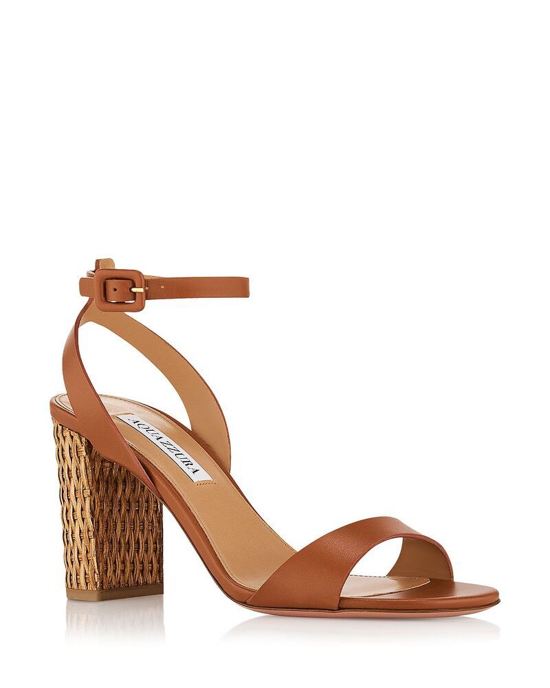 アクアズーラ レディース シューズ サンダル Aquazzura Womensunseeker 85 Sandals Tobacco