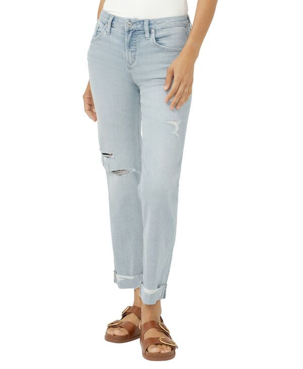 シルバー ジーンズ レディース ボトムス デニムパンツ ストレート チェルシー Silver Jeans Co Womens Chelsea MidRise Straight Leg Luxe Stretch Jeans Paradise Cove