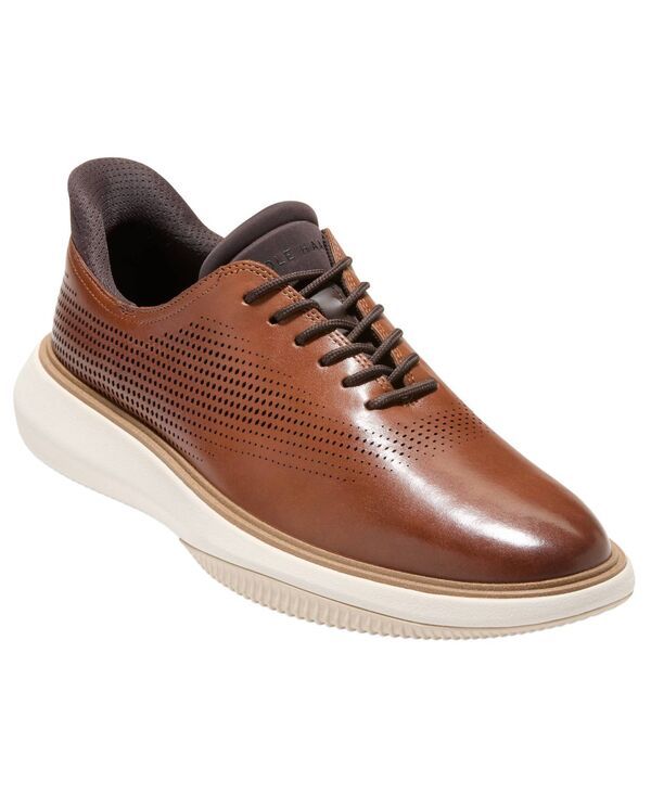 コールハーン メンズ シューズ オックスフォード レース Cole Haan Mens Grand Phaze Laser QuickOn LaceUp Oxford Shoes British Tan タン