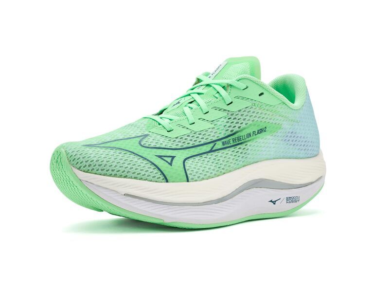 ミズノ メンズ シューズ スニーカー Mizuno Wave Rebellion Flash 2 Neo MintVintag ミント