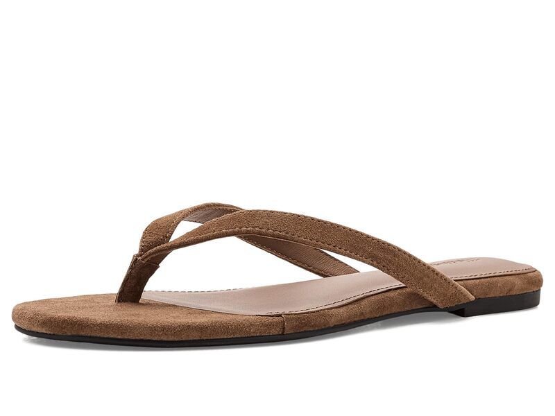 メイドウェル レディース シューズ サンダル スエード Madewell Ivanna Thong SuedeWo Glazed Walnut