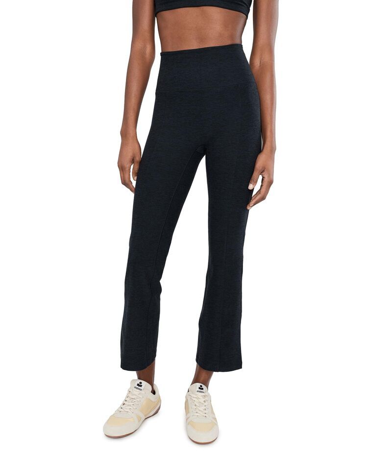ビヨンドヨガ レディース ボトムス カジュアルパンツ Beyond Yoga Spacedye Pintuckick Flare High Waisted PantsWo Darkest Night