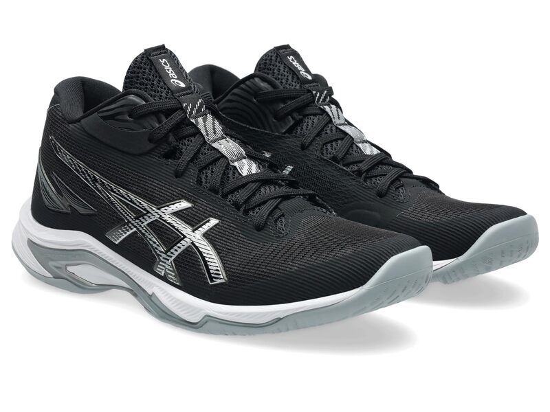 アシックス レディース シューズ スニーカー Asics Netburner Ballistic FF MT 4 BlackWhite ホワイト