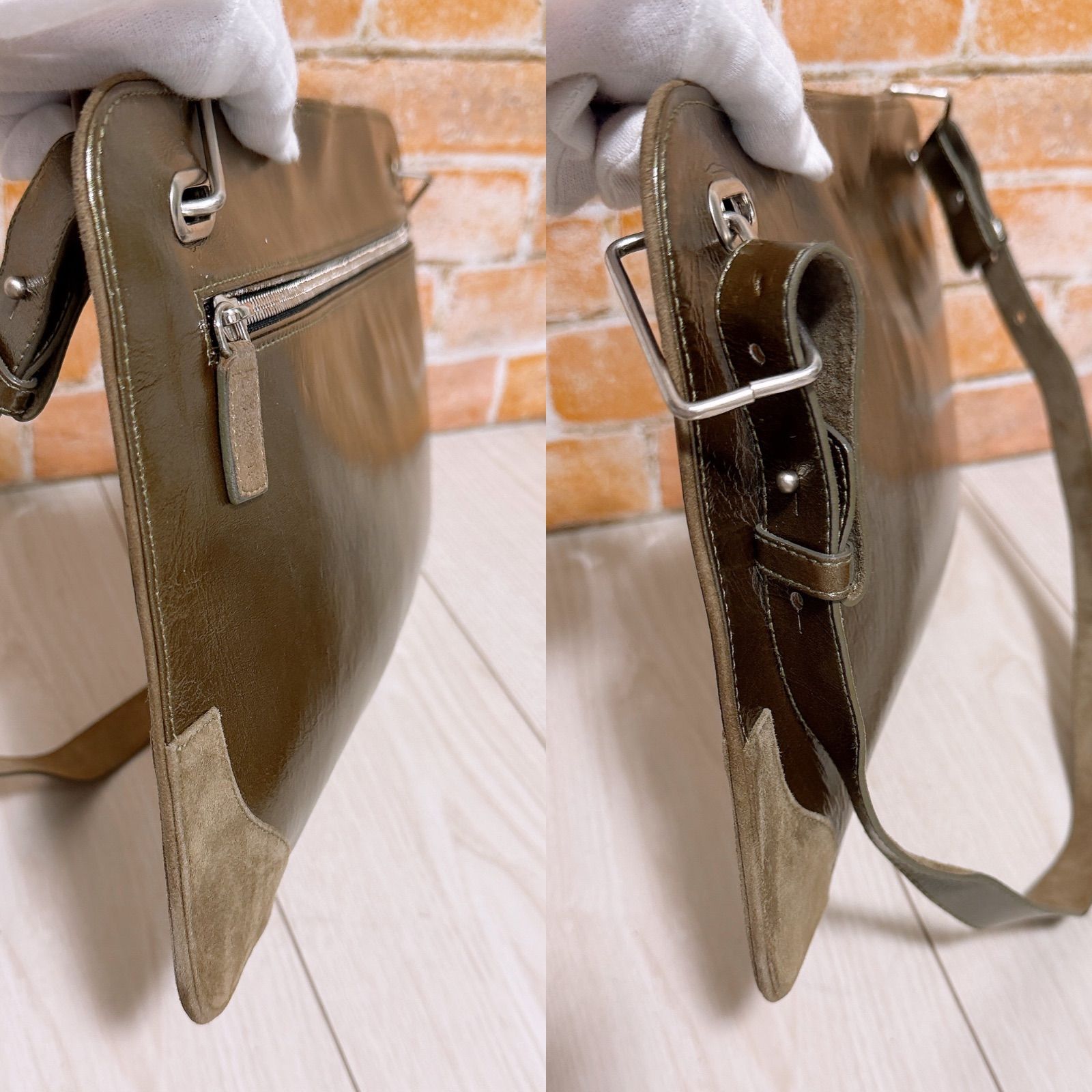 美品) LOEWE(ロエベ)ショルダーバッグ - メルカリ