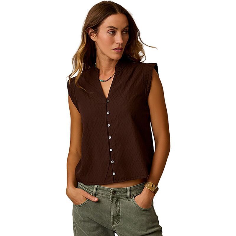 カーブデザイン レディース トップス Tシャツ Carve Designs Reagan Top Womens Coffee コーヒー