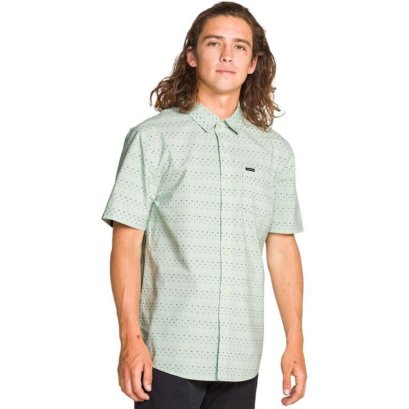 ボルコム メンズ トップス シャツ 半袖 Volcom Bankstone II ShortSleeve Shirt Mens Pale Aqua アクア