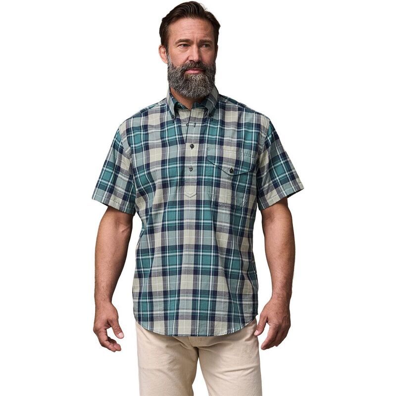 フィルソン メンズ トップス シャツ 半袖 Filson MadrashortSleeve Popover Shirt Mens GrayTeal Multicolor グレー