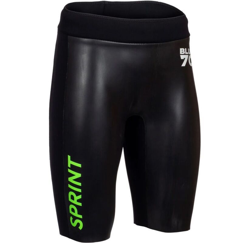 ブルーセブンティ メンズ ボトムス カジュアルパンツ プリント Blueseventy Sprint Short Mens Black ブラック