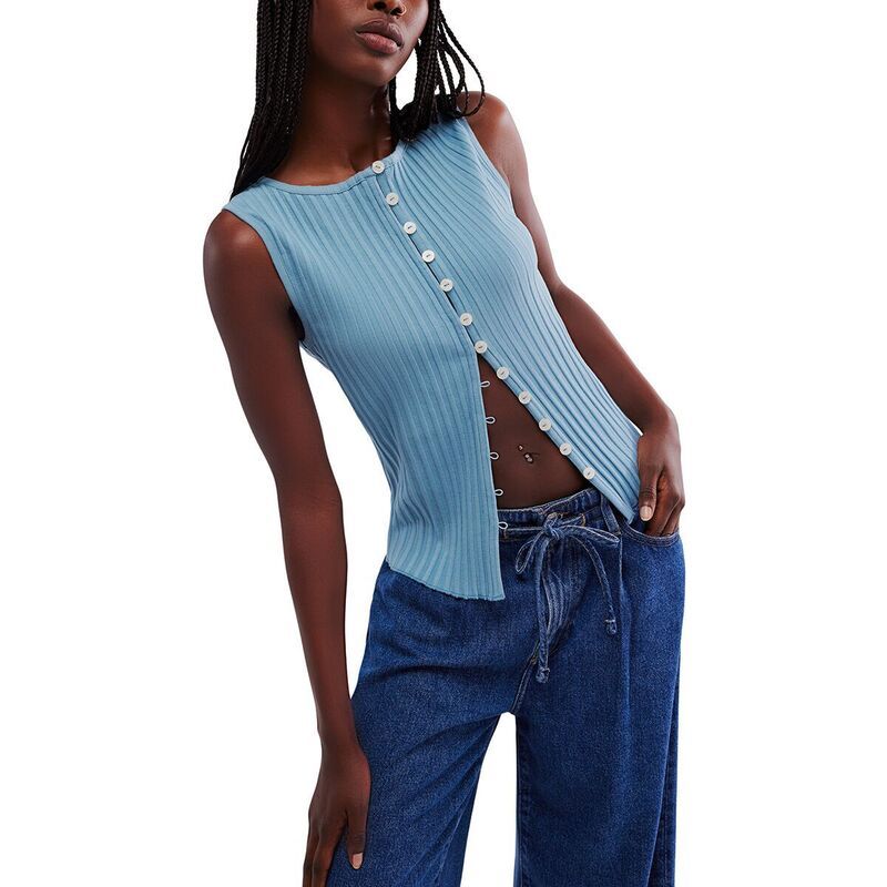 フリーピープル レディース トップス ベスト Free People Tilly Vest Womens Ocean View