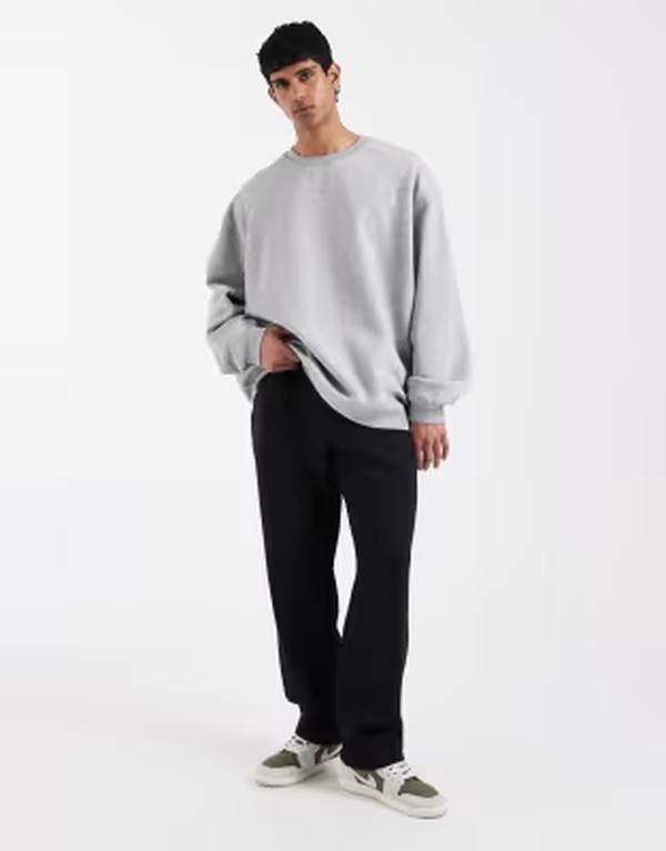 エイソス メンズ ボトムス カジュアルパンツ ストレート スウェットパンツ ASOS DESIGN essential straight leg sweatpants Black ブラック