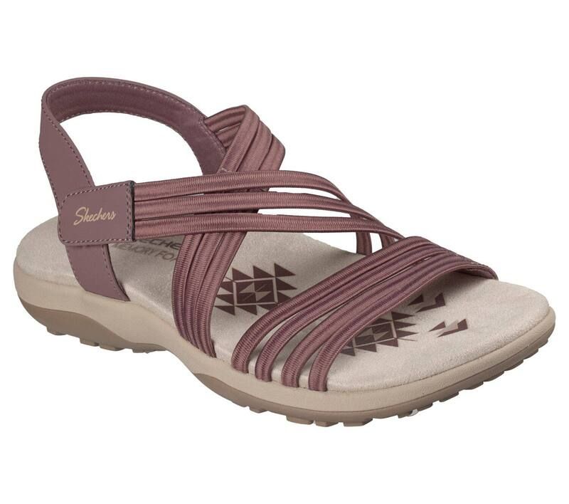 スケッチャーズ レディース シューズ サンダル Skechers Reggae Slim Sunnyside 20 Womensandals Mauve
