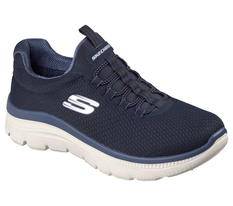 スケッチャーズ レディース シューズ スニーカー プラスサイズ Skechersummits Plusummer Haze Womens Comfort Sneakers Navy ネイビー