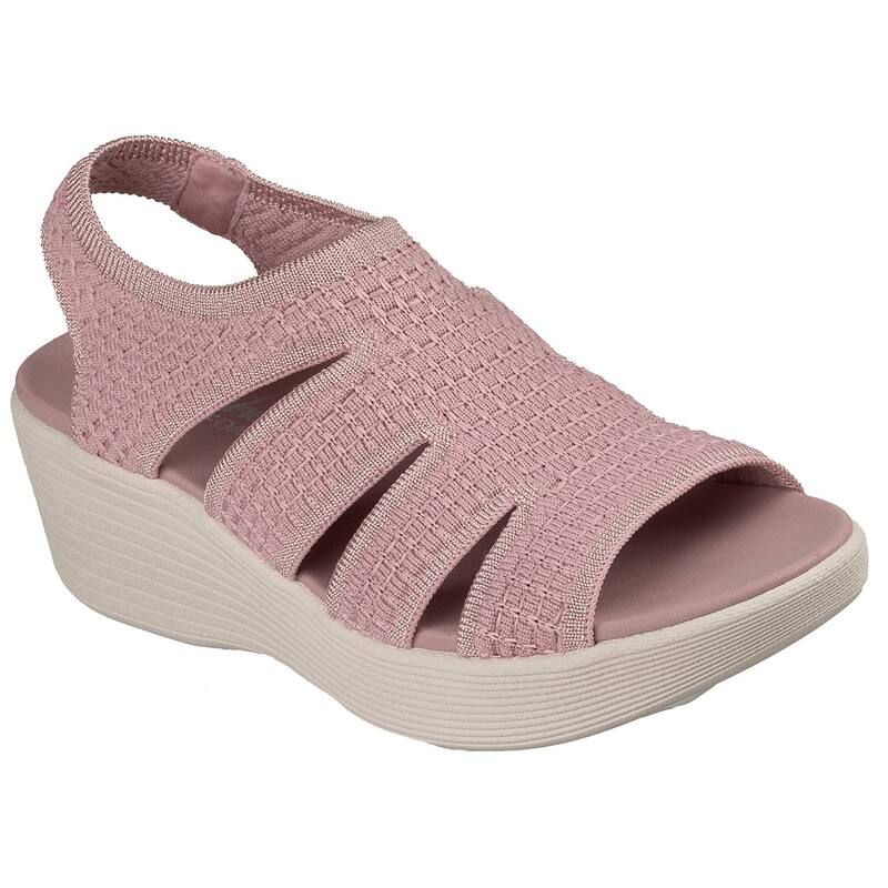 スケッチャーズ レディース シューズ サンダル Skechers Parallelite Dreammaker Womens Wedge Sandals Dark Rose