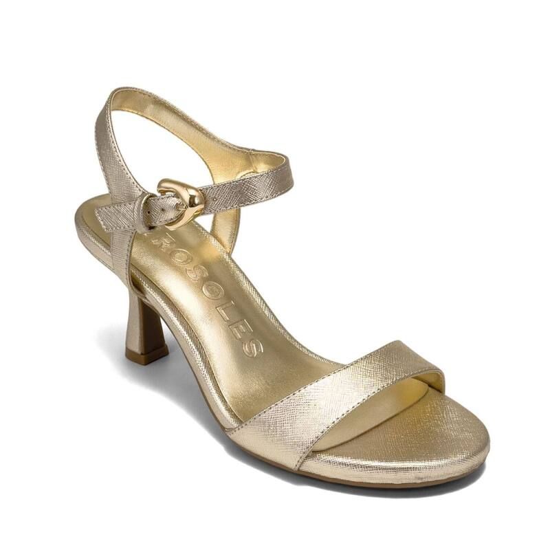 エアロソールズ レディース シューズ パンプス サンダル Aerosoles Dayonara Womens Wedge Slingback Sandalsoft Gold ゴールド