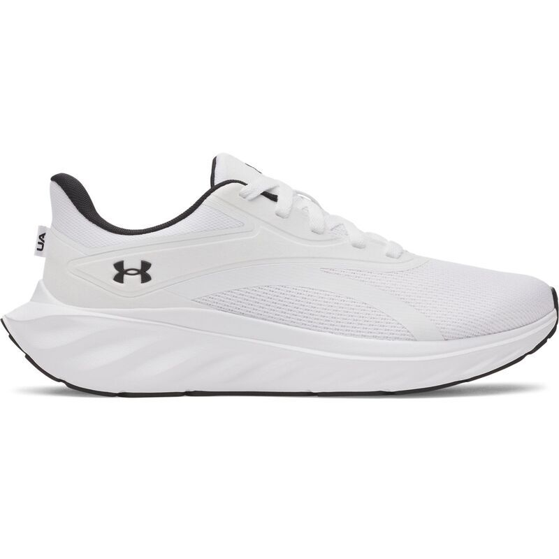 アンダーアーマー レディース シューズ スニーカー Under Armour Charged Ascend Mens Running Shoes White Black ホワイト