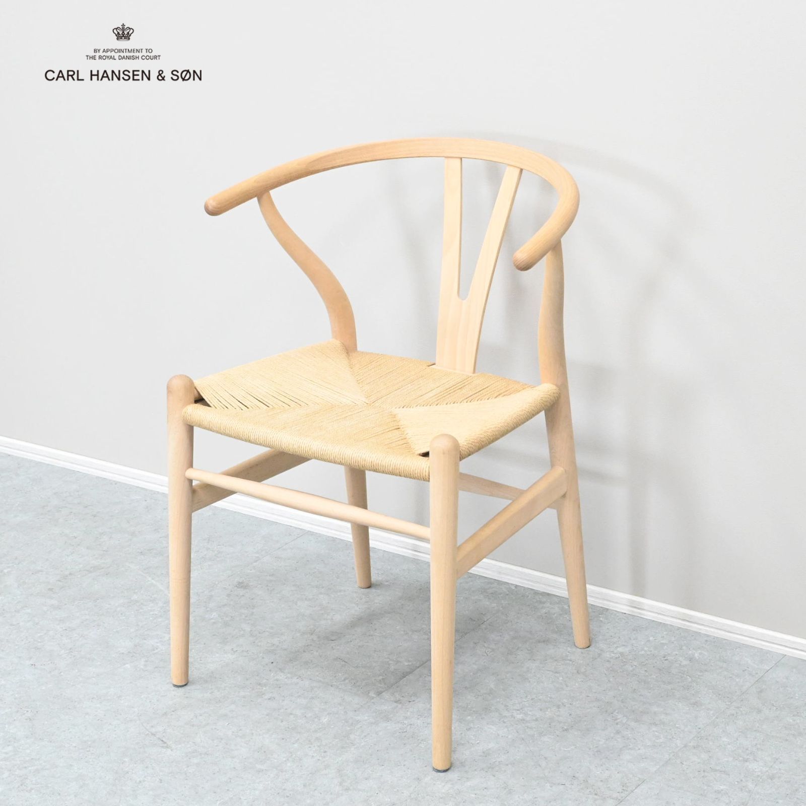 ☆展示美品☆CARL HANSEN&SON カールハンセン Yチェア CH24 Wishbone chair ビーチ材 ソープ仕上げ 12万②