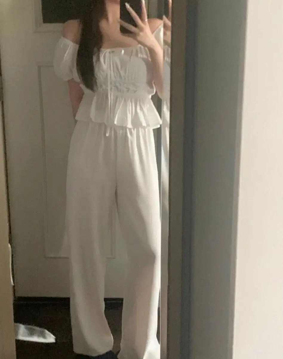 リーヴアワー ビビ パンツ アイボリー